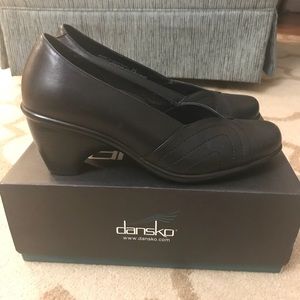 Dansko Reese black dress heels